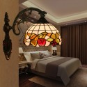 8 Inch European Stained Glass Wall Light