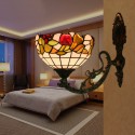 8 Inch European Stained Glass Wall Light