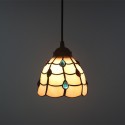 12 Inch European Stained Glass Pendant Light