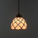 12 Inch European Stained Glass Pendant Light
