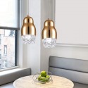 1 Light Aluminum Alloy Pendant Light with Acrylic Shade