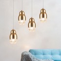 1 Light Aluminum Alloy Pendant Light with Acrylic Shade