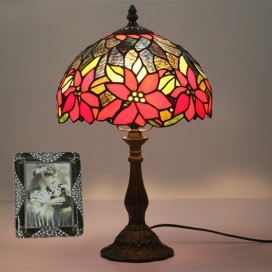 10 Inch European Stained Glass Table Lamp