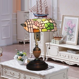 American Stained Glass Table Lamp