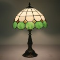 12 Inch Mediterranean Stained Glass Table Lamp