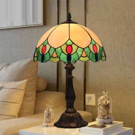 12 Inch American Stained Glass Table Lamp