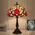12 Inch European Stained Glass Table Lamp