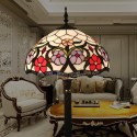 16 Inch European Retro Stained Glass Floor Lamp