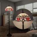 16 Inch European Retro Stained Glass Floor Lamp