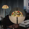 16 Inch European Stained Glass Floor Lamp