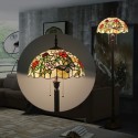 16 Inch European Stained Glass Floor Lamp