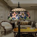 16 Inch European Retro Stained Glass Floor Lamp