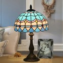 10 Inch Mediterranean Stained Glass Mediterranean Style Table Lamp