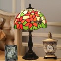 12 Inch European Stained Glass Butterfly Style Sunflower Style Table Lamp
