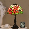 12 Inch European Stained Glass Butterfly Style Sunflower Style Table Lamp