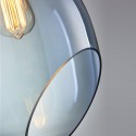 1 Light Glass Pendant Light with Glass Shade