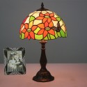 12 Inch European Stained Glass Butterfly Style Sunflower Style Table Lamp