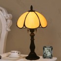 8 Inch European Stained Glass Palace Style Table Lamp
