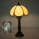 8 Inch European Stained Glass Palace Style Table Lamp