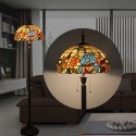 16 Inch European Stained Glass Floor Lamp