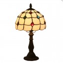 8 Inch European Stained Glass Table Lamp