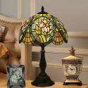 12 Inch European Stained Glass Tulip Style Table Lamp