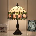 12 Inch European Stained Glass Tulip Style Table Lamp