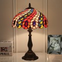 12 Inch European Stained Glass Table Lamp