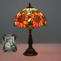 12 Inch European Stained Glass Sunflower Style Table Lamp