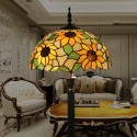 16 Inch European Retro Stained Glass Floor Lamp