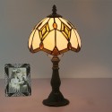 8 Inch European Stained Glass Table Lamp