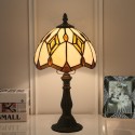 8 Inch European Stained Glass Table Lamp