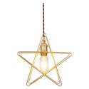 1 Light Brass Pendant Light with Shade