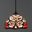 16 Inch European Stained Glass Pendant Light