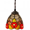 6 Inch Stained Glass Pendant Light