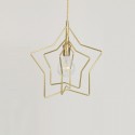 1 Light Brass Pendant Light with Shade