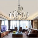 24 Light Acrylic Chandelier with Acrylic Shade