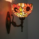 8 Inch European Stained Glass Wall Light