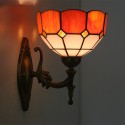 8 Inch European Stained Glass Wall Light