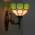 8 Inch European Stained Glass Wall Light