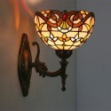 8 Inch European Stained Glass Wall Light