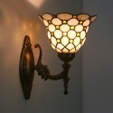 8 Inch European Stained Glass Wall Light