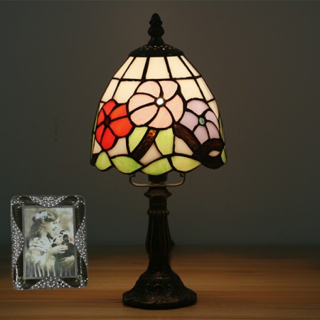 6 Inch European Stained Glass Table Lamp