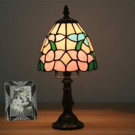 6 Inch European Stained Glass Table Lamp