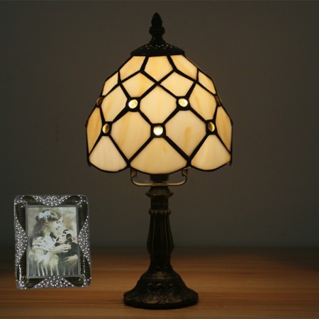 6 Inch European Stained Glass Table Lamp