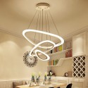 3 Light Aluminum Alloy Pendant Light with Acrylic Shade