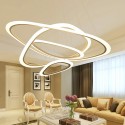 4 Light Aluminum Alloy Pendant Light with Acrylic Shade