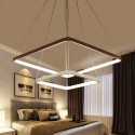 2 Light Aluminum Alloy Pendant Light with Acrylic Shade