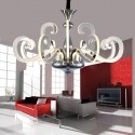 Dimmable 12 Light Modern / Contemporary Steel Chandelier with Acrylic Shade