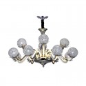 Dimmable 12 Light Modern / Contemporary Steel Chandelier with Shade